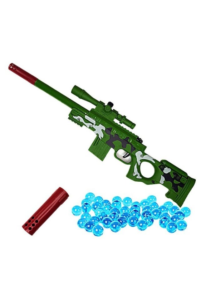 Sniper Rifle Toy Weapon Model Display, Powerful Drive, Ages 3+, with Scope and Shooting Features - Image 4